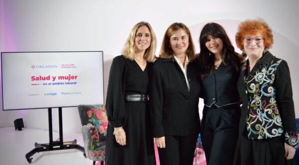 Foto Menopausia ORGANON Las ponentes del evento de presentación fueron la Dra. Pilar Férnandez-Figares, Cristina Alzina y la Dra. Clotilde Vázquez.