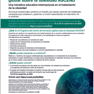 Formadores del programa ASCEND sobre obesidad